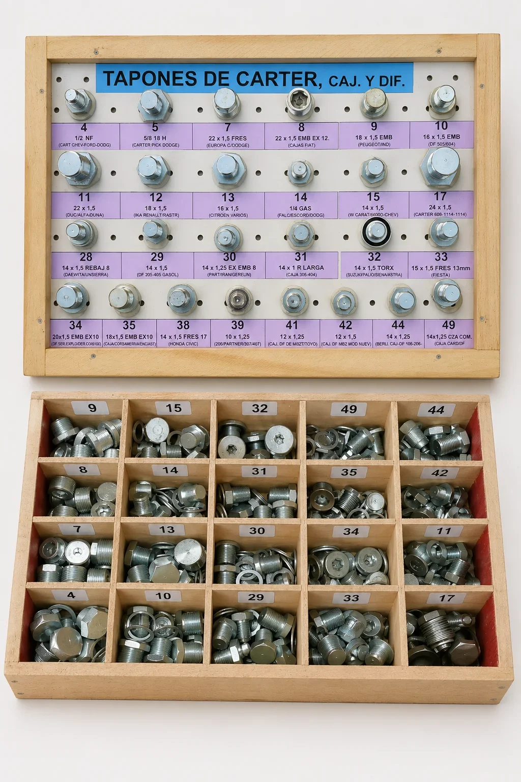 Tapones de Cárter y Diferencial — imagen 1