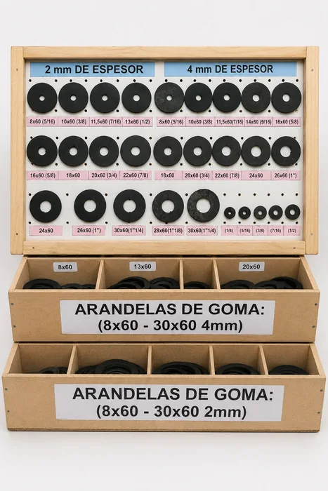 Arandelas de Goma Línea Pesada