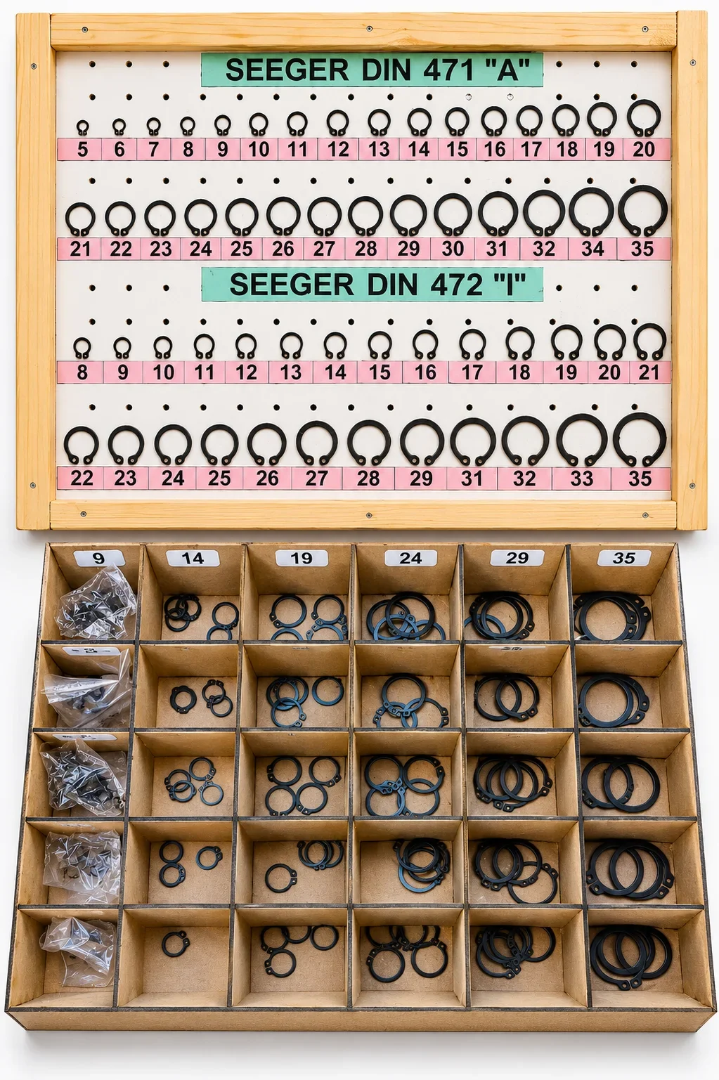 Anillos Seeger DIN 471-472 — imagen 1