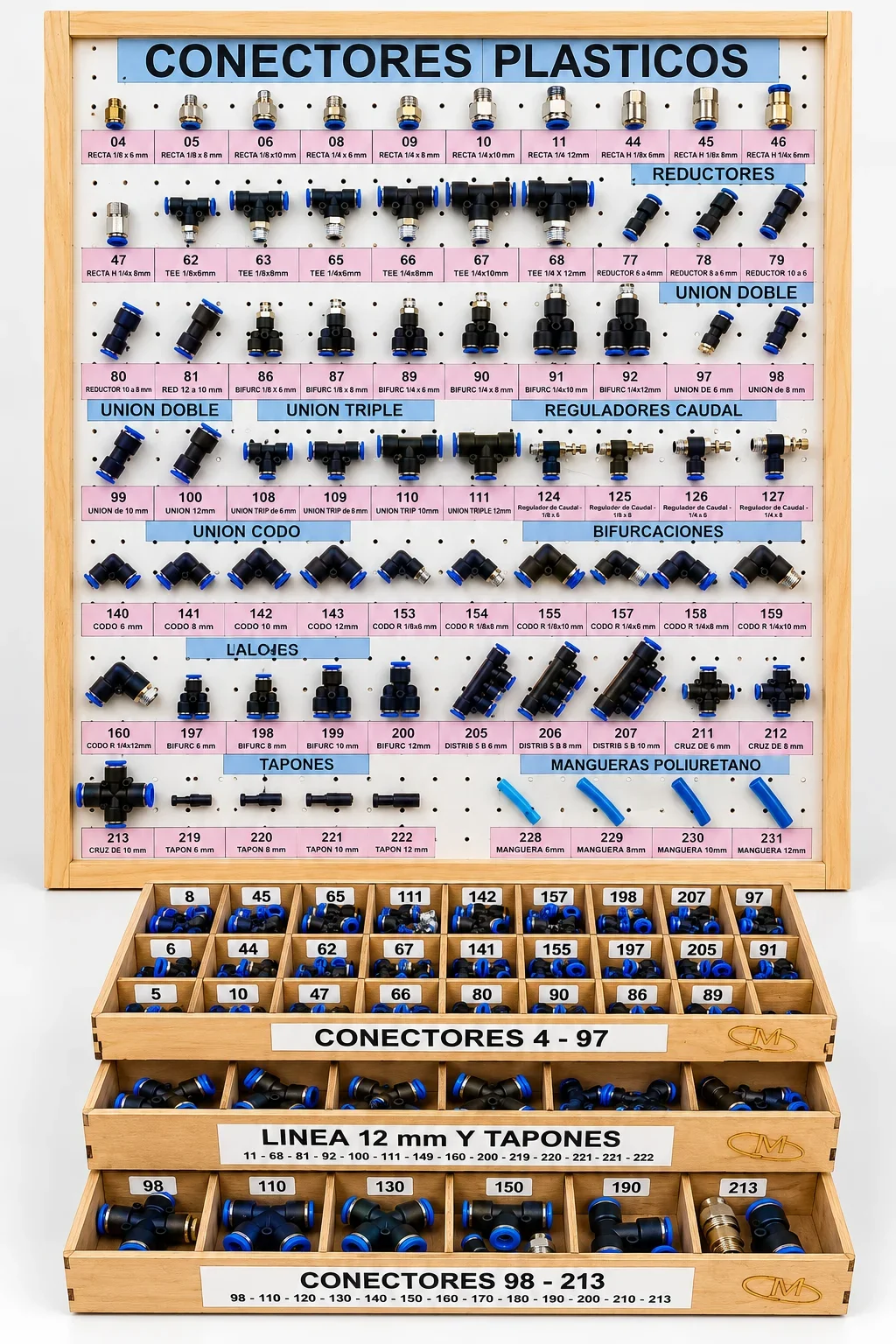 Conectores Neumáticos Plásticos — imagen 1