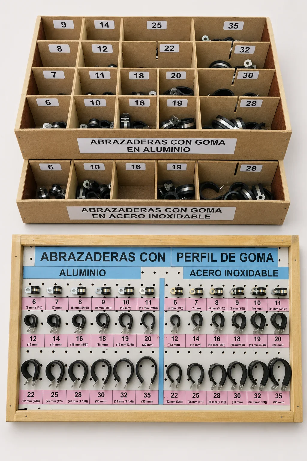 Abrazaderas con Perfil de Goma — imagen 1