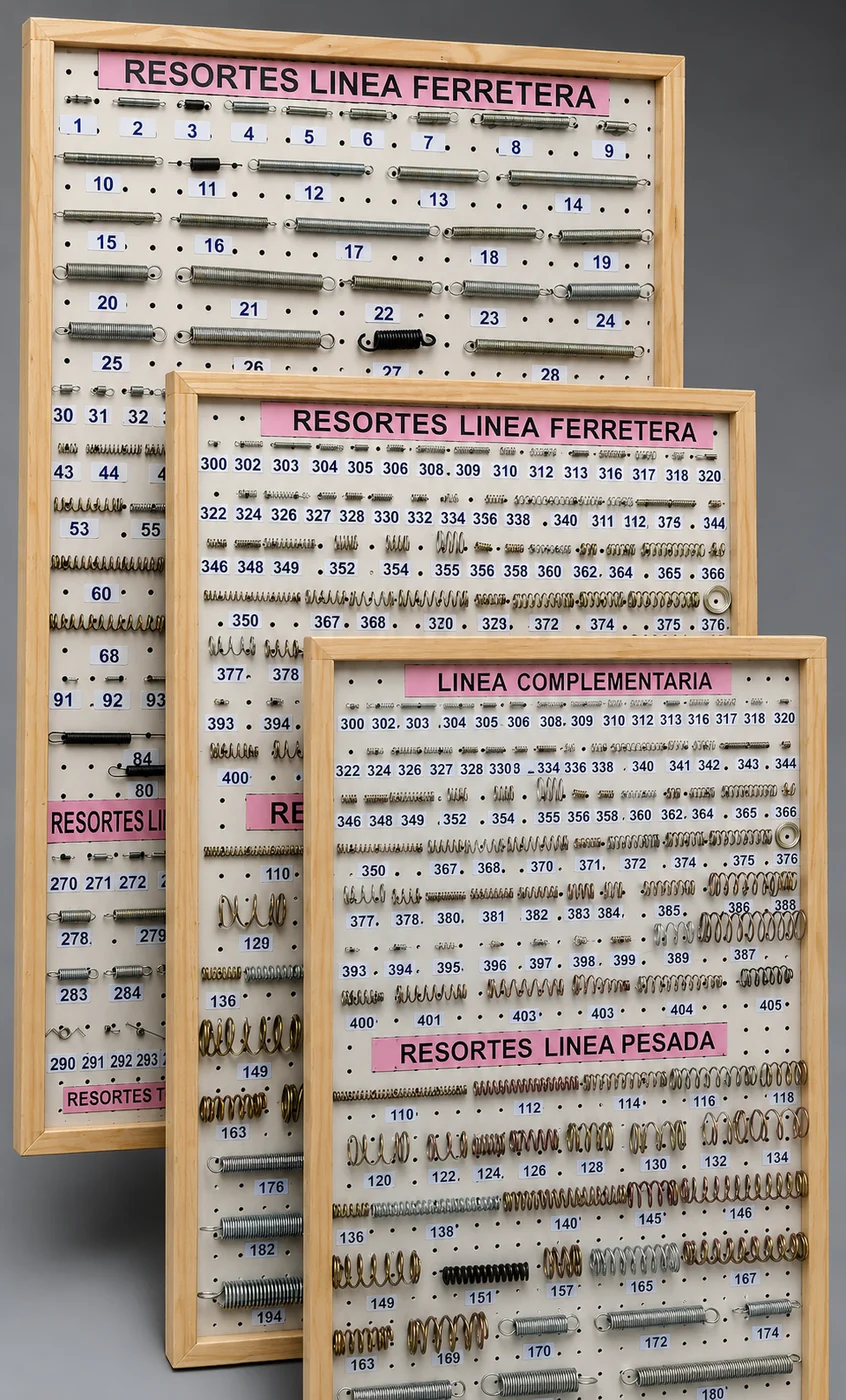 Resortes Línea Completa — imagen 1